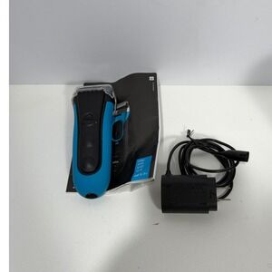 Braun Series 3 3040s Wet & Dry Electric Foil Shaver Mens Rechargeable Blue Black